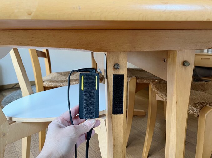 さっと取り外せる