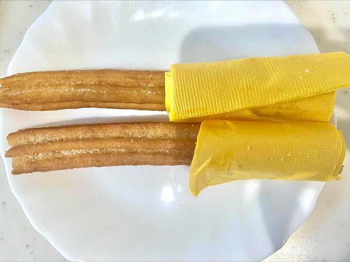 sakuraさん宅の朝食（チュロス）