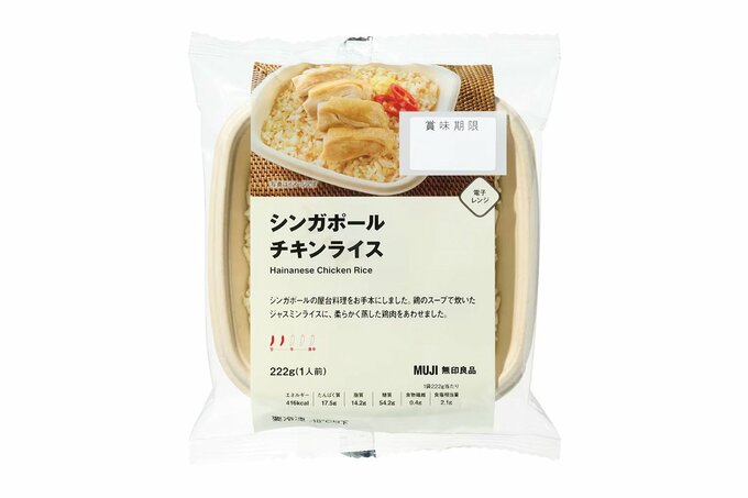 シンガポールチキンライスのパッケージ