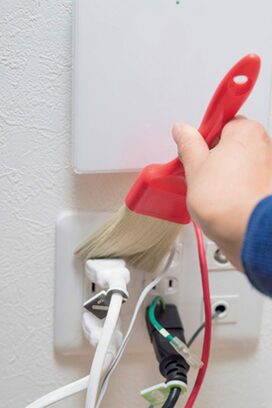 プラグ回りはハケ、レールは歯ブラシ！お助け掃除グッズ