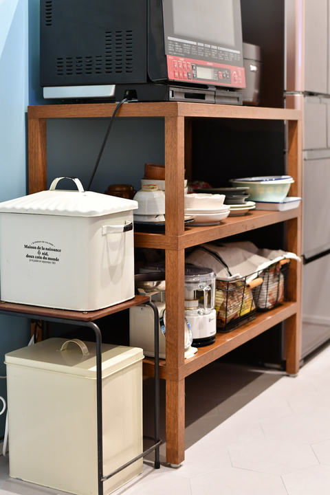 譲り受けた店舗の什器を再利用