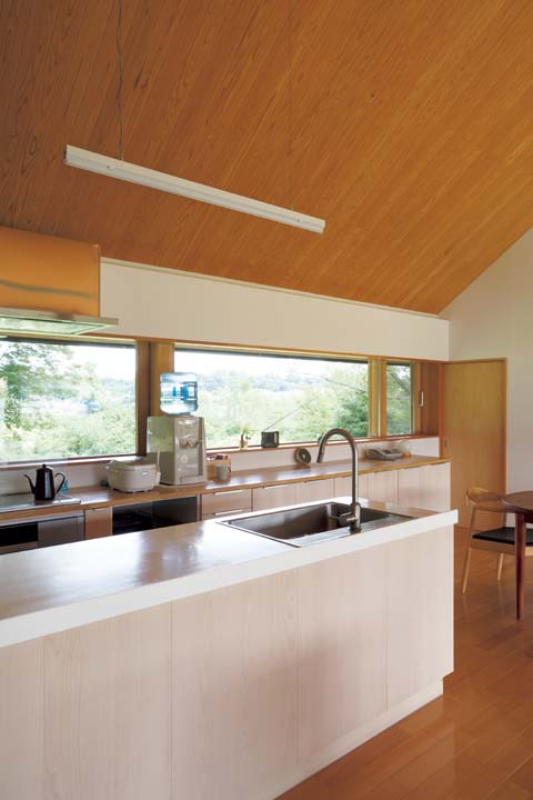 オープンスタイルのキッチン