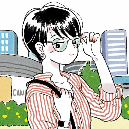 サングラスをかけた女性