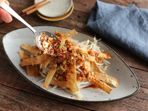 ●罪悪感ゼロで節約にも。モヤシとパリパリワンタン