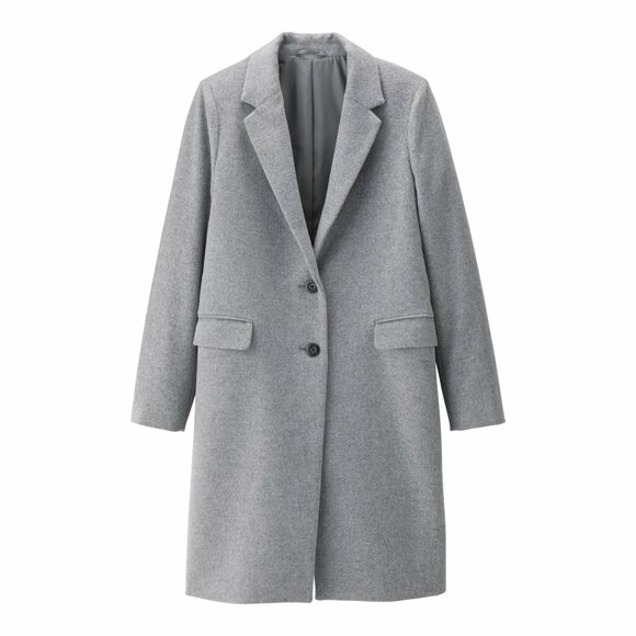 ウールブレンドチェスターコート