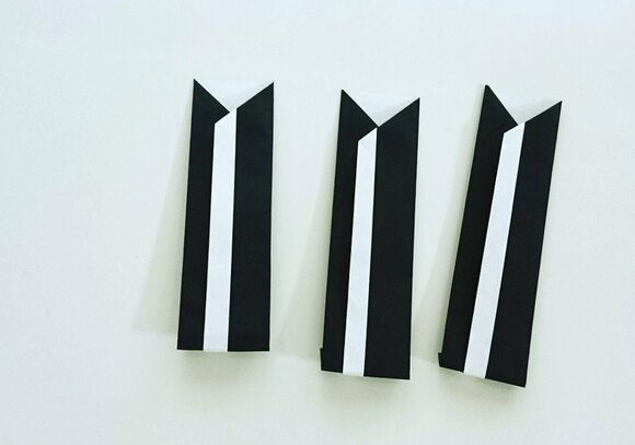 ハロウィーンカラーの折り紙