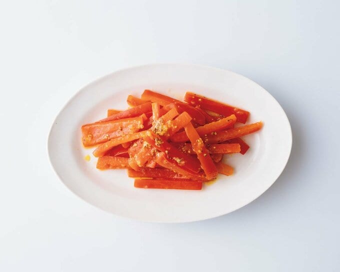 パプリカの粒マスタードあえ