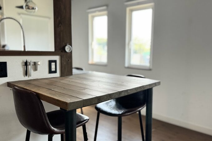 片付いたダイニングテーブル