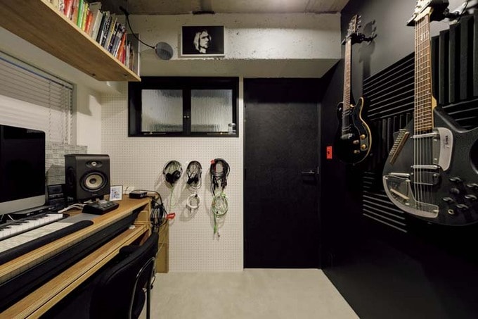 夫自慢の音楽室