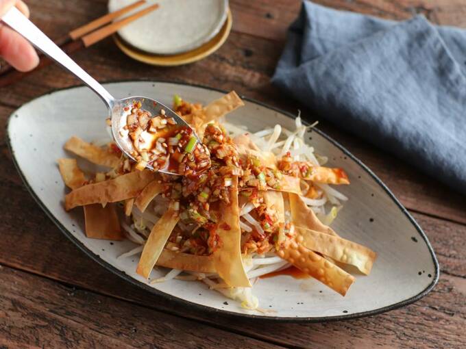 盛り付けの様子