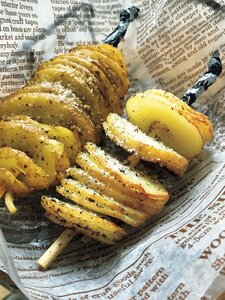 トルネードポテトで屋台気分が味わえる