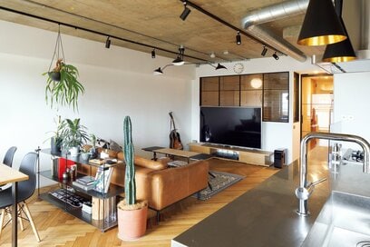 工事費1600万円＆面積74㎡、ふたり暮らしのゆったりマンションリノベ