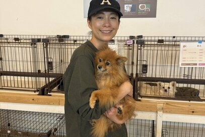 「保護犬を迎えたい」と家族の意見が一致。シェルターでのおなかに痕があるお母さん犬との出合い