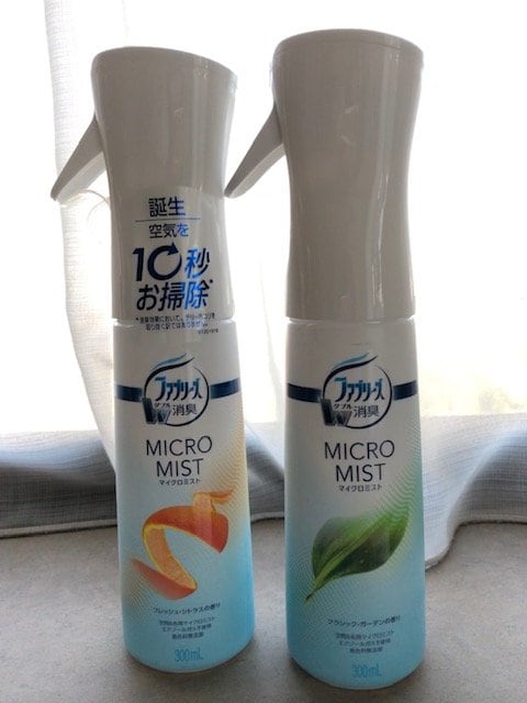 スプレー式の消臭剤