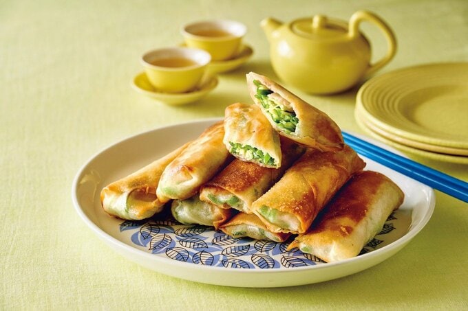 ショウガたっぷり春巻き