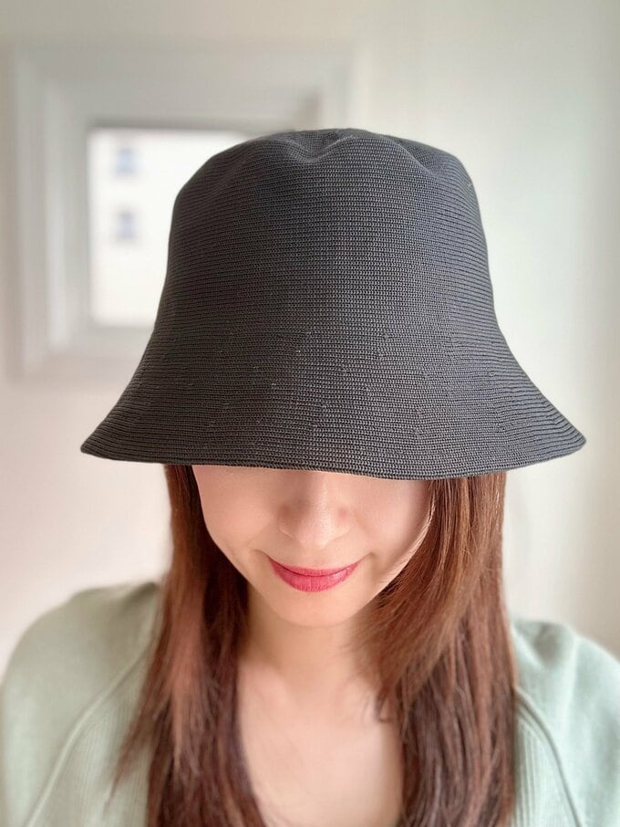 UVカットニットバケットハット