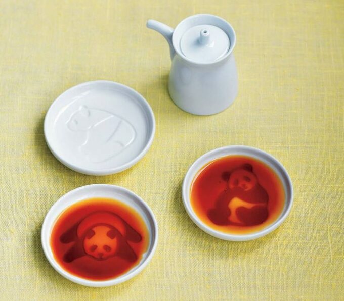 醤油皿にパンダ