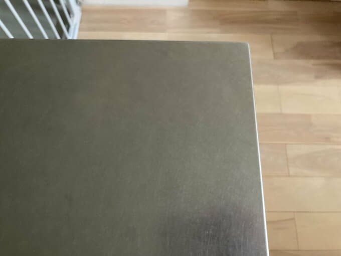 バイブレーション仕上げのステンレス