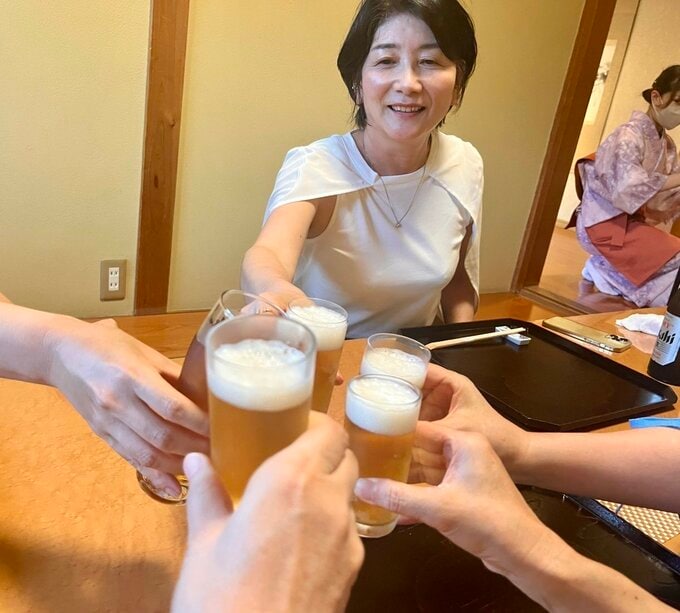 友人との乾杯