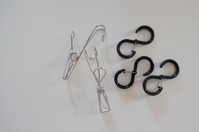 S字フックとピンチ