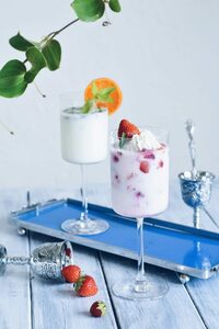 冷凍ベリーを使ってひんやりドリンクに