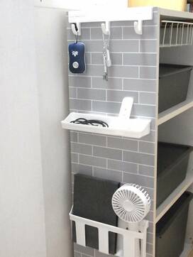 100円グッズでカラーボックスの側面も「#空中収納」に