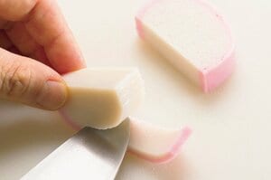 かまぼこのウサギ切り