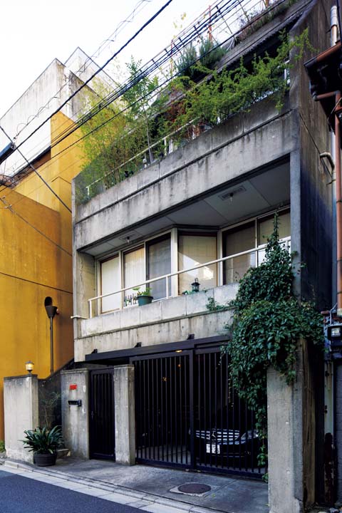 都心に残ったヴィンテージハウスの外観