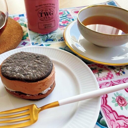 チョコ餡のバターチーズサンド