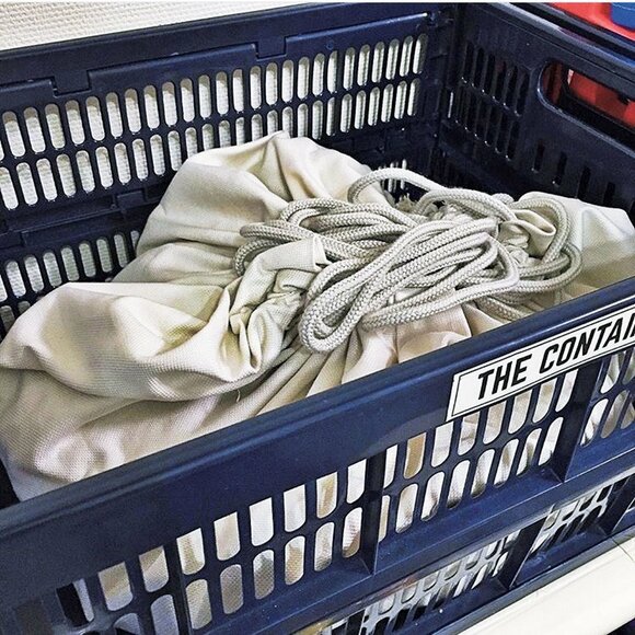 袋を広げた上で遊べばあと片づけも簡単