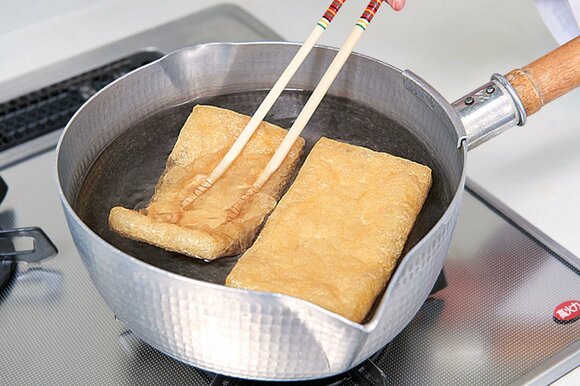 熱湯で3分ゆでる