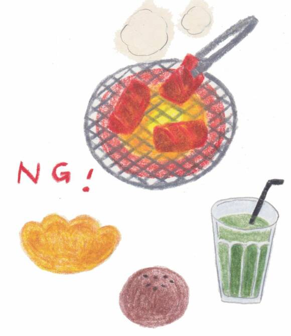 イラスト焼肉など