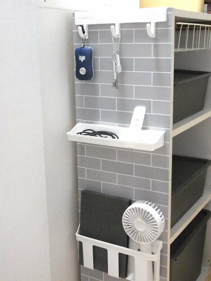 カラーボックス用サイドラック