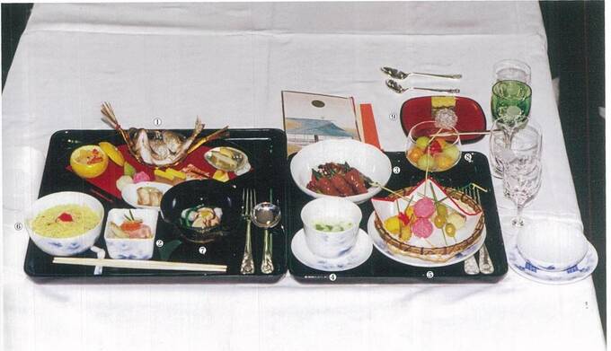 平成の饗宴の儀で出された外国元首等用のお料理