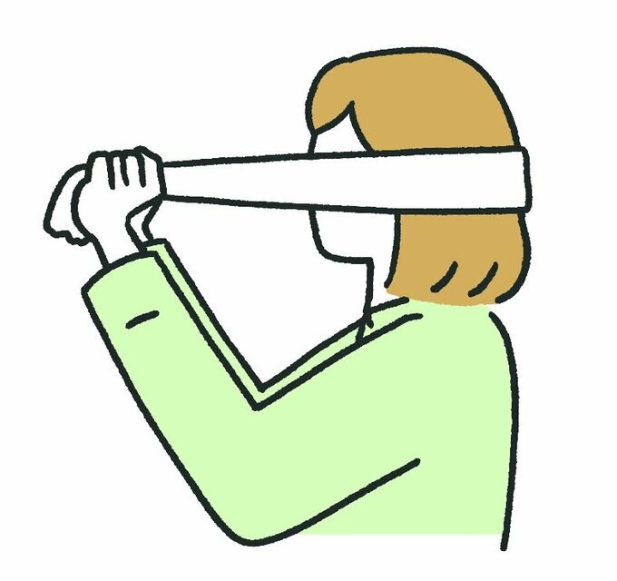 タオルを準備