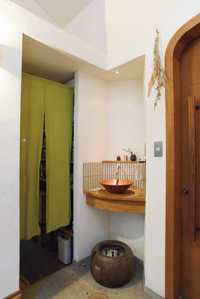 玄関からすぐにキッチンへ行ける