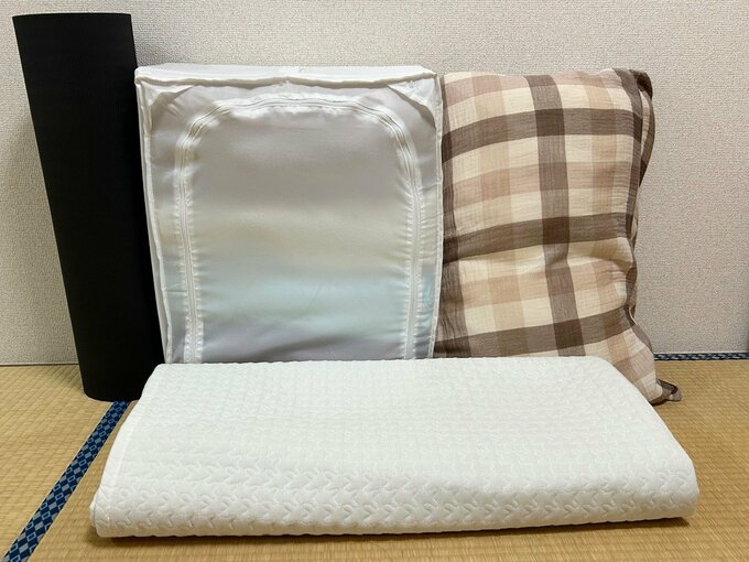 宮入さんが保管する、息子さん用の布団