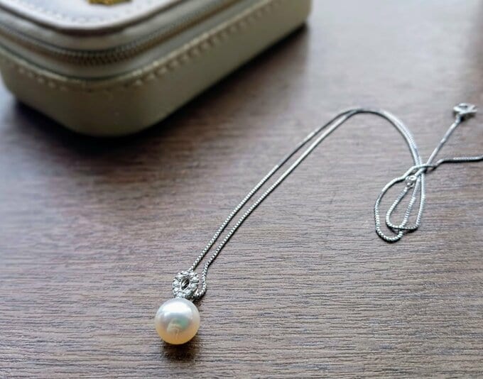 ミキモト　真珠ネックレス