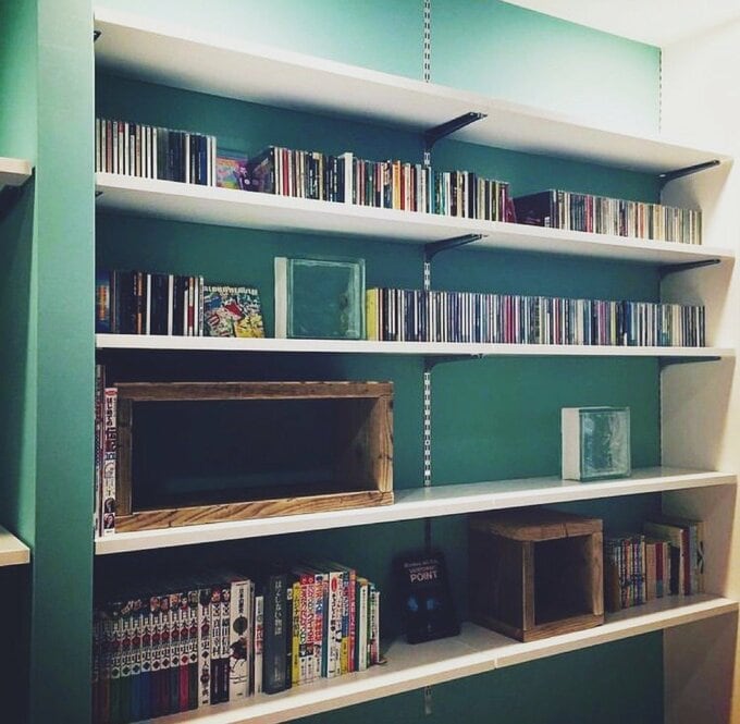 ブラケット収納の様子