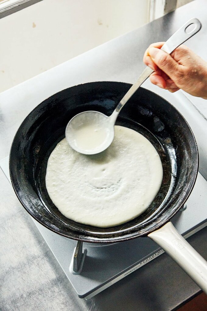 火を止めてのばす