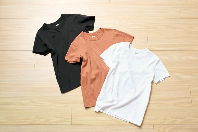シンプルなTシャツ3枚