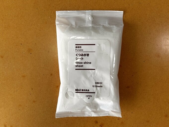 靴みがきシートのパッケージ