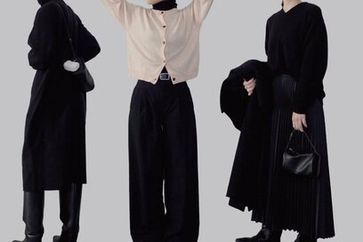 上下「ユニクロ」6着で着まわし6日間コーデ。荷物がかさばらず、年末年始の帰省や旅行におすすめ