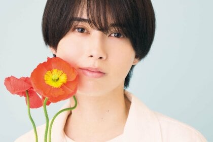 男と花