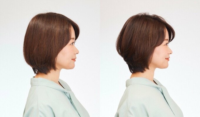 女性横向きの比較