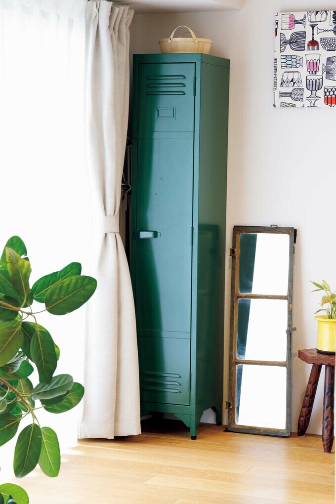 懐かしい感じのロッカー