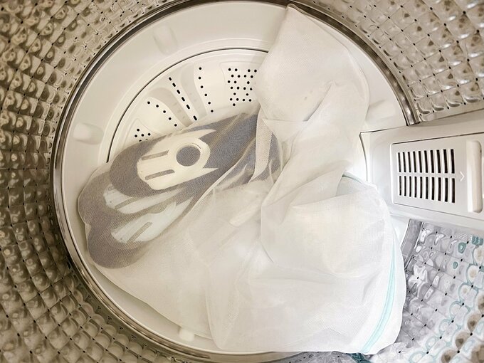 洗濯をした様子