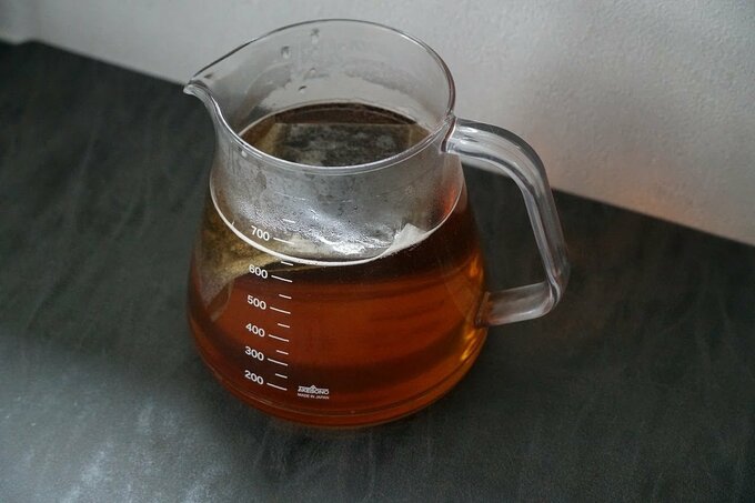 煮出したお茶