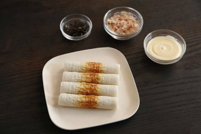 ちくわとマヨカツオの香ばし焼き