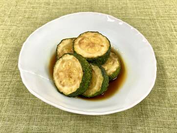 ズッキーニがナスみたいにトロットロ！揚げびたしやおみそ汁が意外においしい